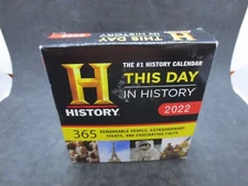 2022 History Channel - This Day in History 365 Moments 2022 Calendar -New in Box