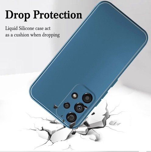 Custodia telefono silicone liquido per Samsung Galaxy S22 Note 20 A13 A53 A52S custodia gel - Foto 18 di 120
