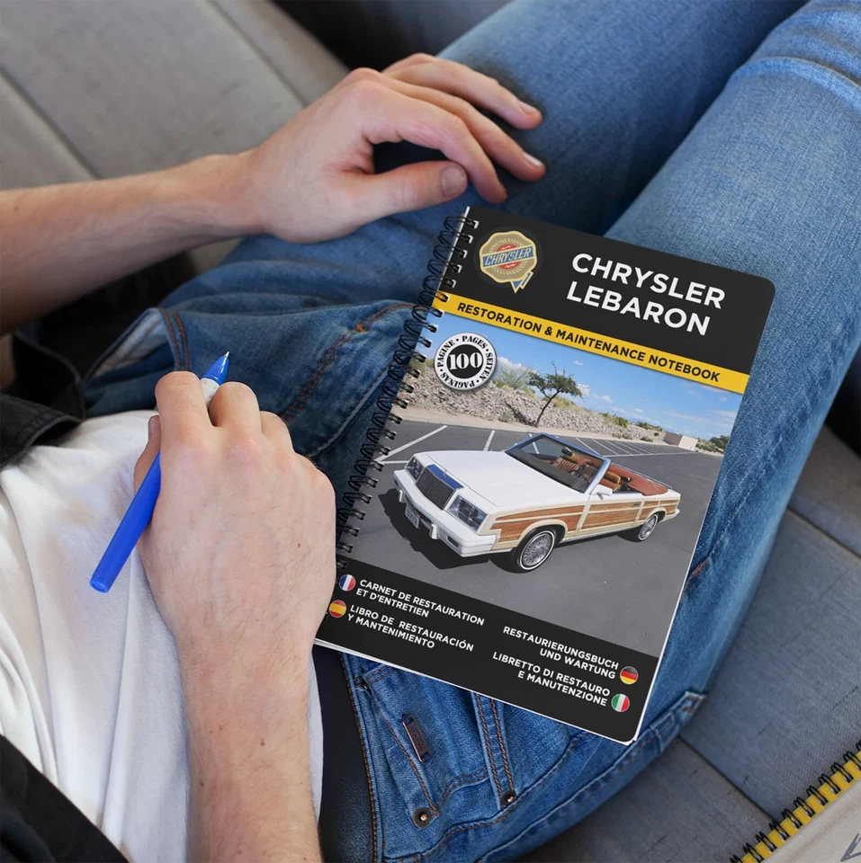 CHRYSLER LEBARON : Restaurierungsnotizbuch & Wartung - KOSTENLOS VERSAND - Bild 2 von 4