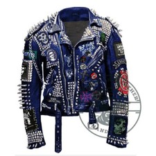 Studwork Spiked Gothic Men, Dead Kennedy Clothing Skull Social Tendencies Jacket