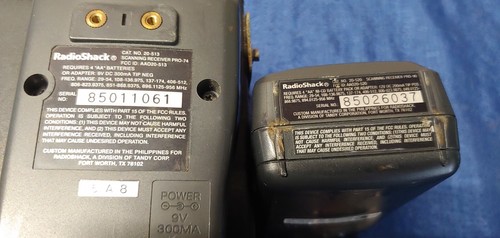 Lot mixte de 6 scanners réalistes et radioshack PRO-2044, PRO-74 * PIÈCES SEULEMENT * - Photo 8/10