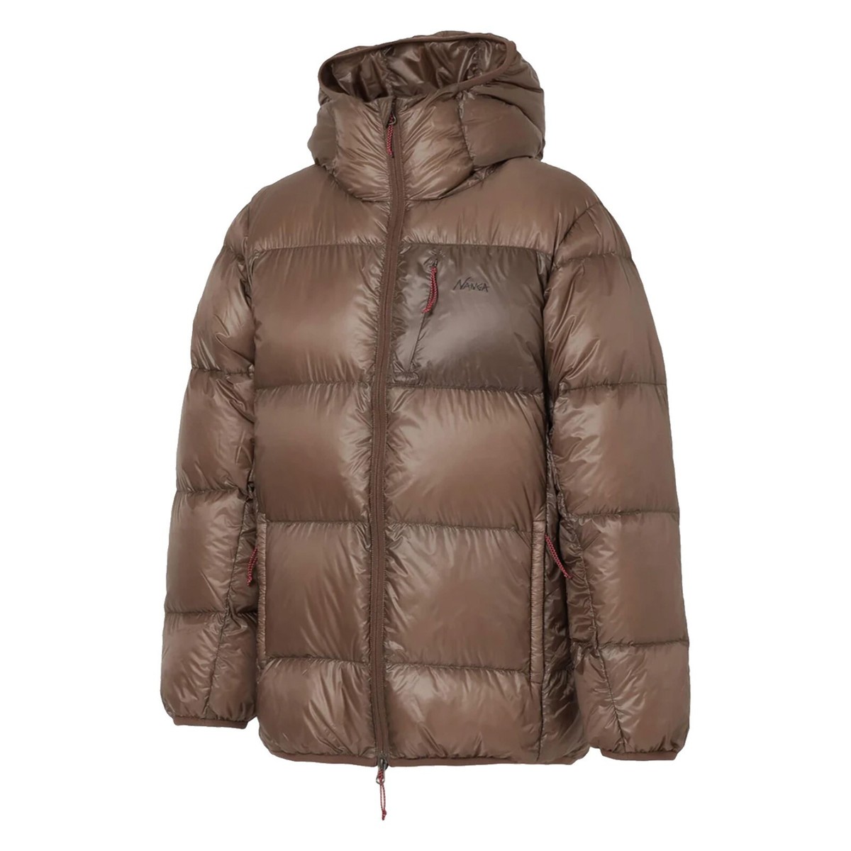 NANGAナンガ MOUNTAIN LODGE DOWN JACKET サイズS NANGA MOUNTAIN LODGE Goose DOWN HOODIE JACKET Outer MOCHA