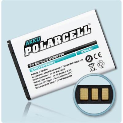 PolarCell Akku für BST3108BU - Samsung E2600 E3210 E380 E420 E500 900 mAh