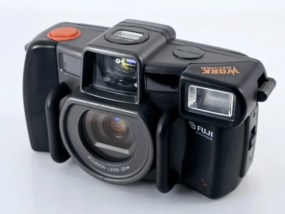 🌸[Near MINT] Fuji Work Record Point & Shoot 35mm Film Camera 28mm Lens Japan - Image 2 of 4