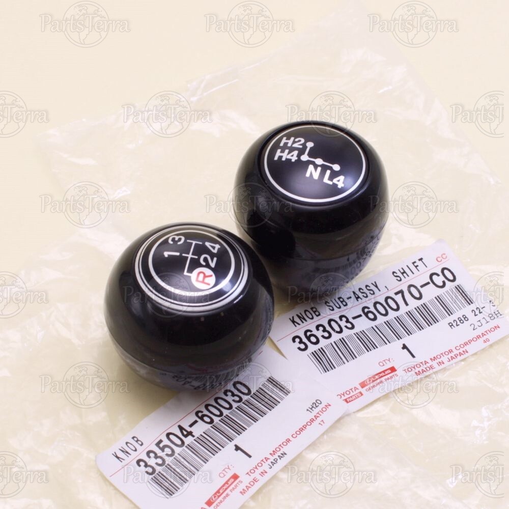OEM Toyota Land Cruiser Shift Lever Knob Assy & Shift Lever Gear
