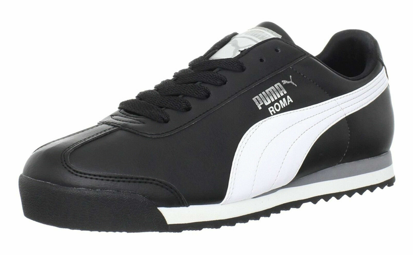 Puma Popular shop is the lowest price challenge Roma quality assurance Classic Black White Sneakers Running Mens Sho Trainers
