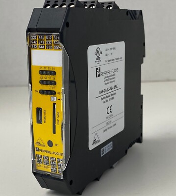 PEPPERL + FUCHS VAS-2A8L-KE4-8SE AS INTERFACE SAFETY MONITOR COMPACT CONTROLLER