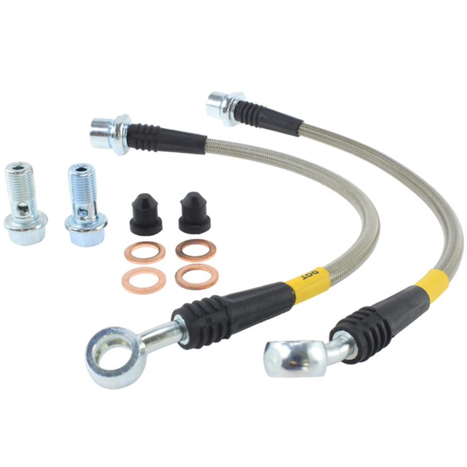 StopTech Centric Rear Stainless Steel Brake Lines For Scion tC & Toyota Celica - Image 2 of 4