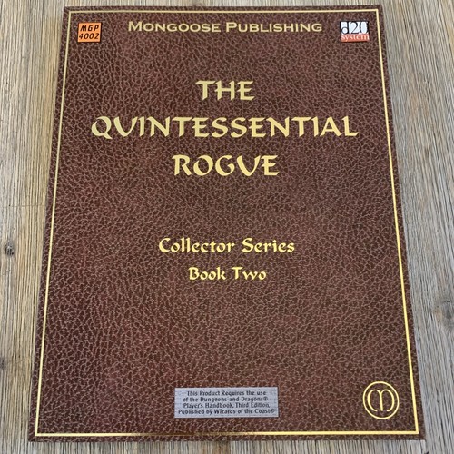 The Quintessential Rogue - Collector ED. - D&D 3e - Book 2 - Mongoose - MINT - Picture 18 of 18