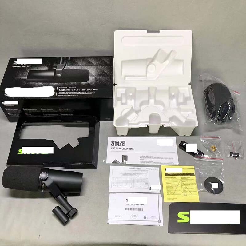 NEW Shure SM7B Dynamic Vocal Microphone Streaming Podcast Recording Use