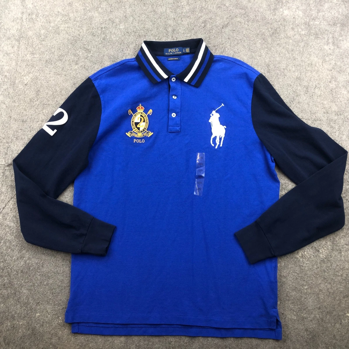 Ralph lauren polo shirt long sleeve big pony Clearance