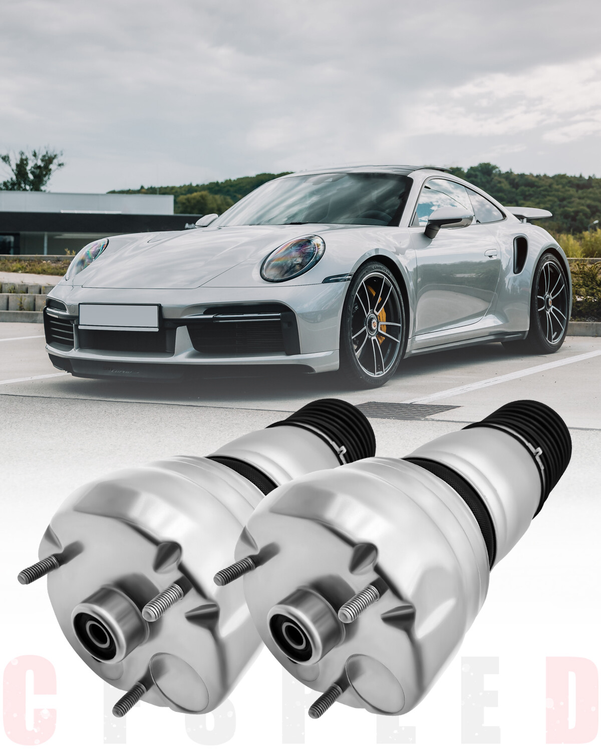 Front Air Suspension Spring For Porsche Panamera GTS Turbo 2014-2016