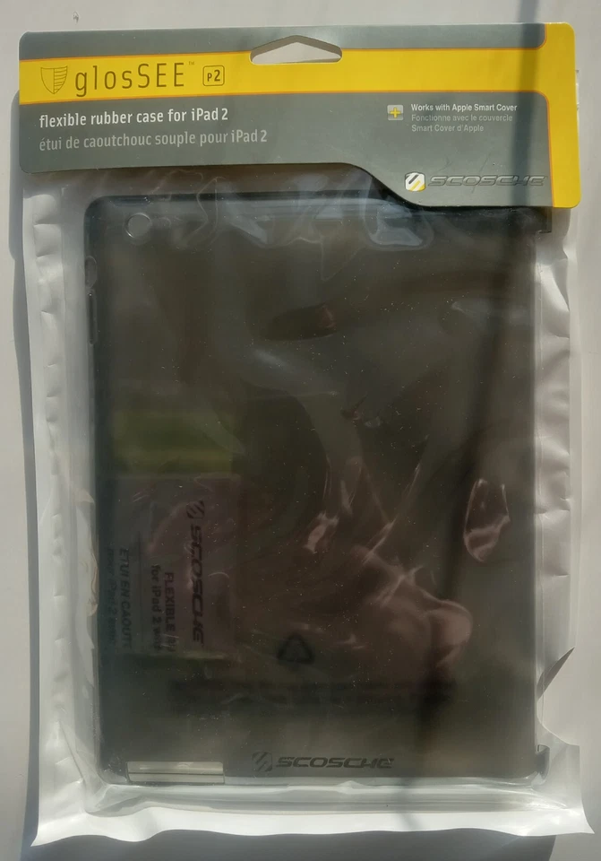 iPad 2 Black Flexible Rubber Case by Glossee – Slim Protective Tablet Cover - Image 2 of 3