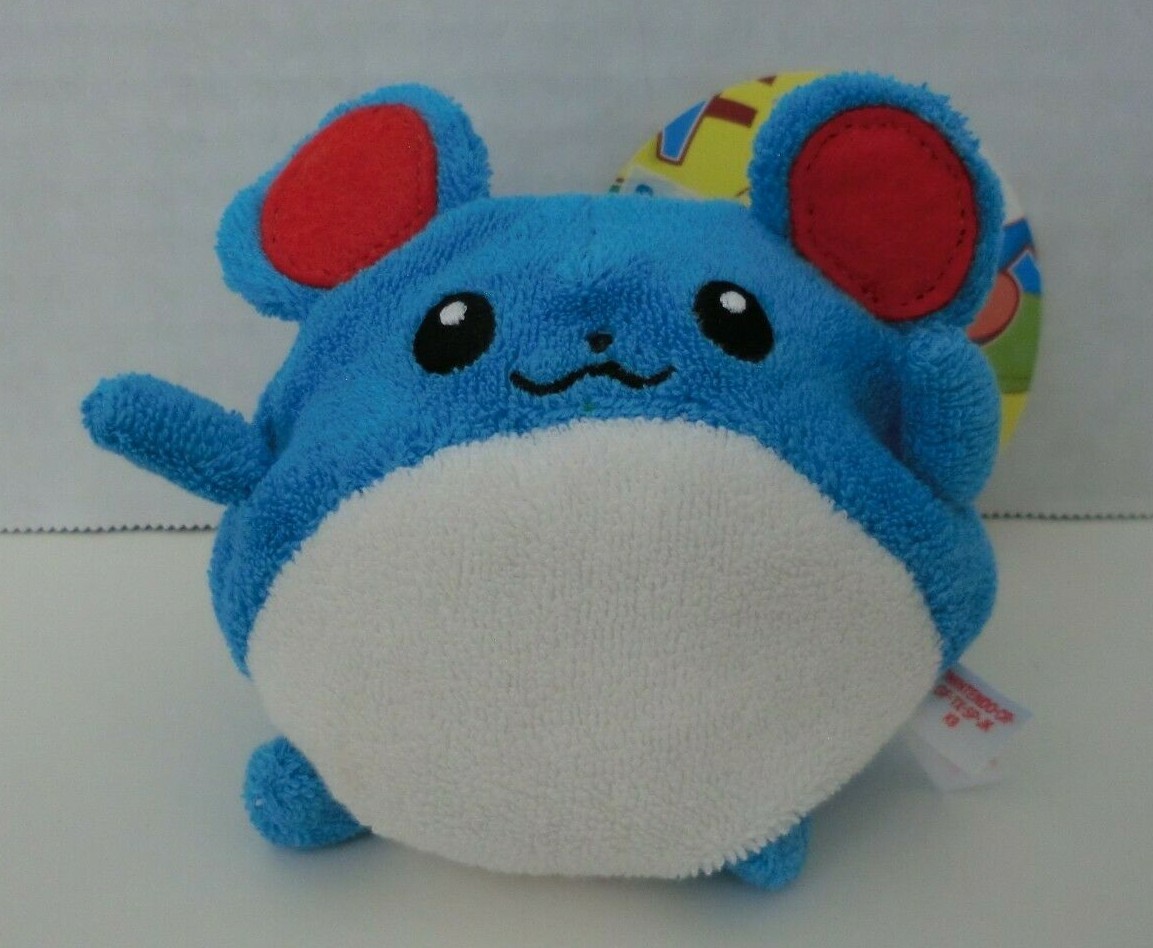 POKEMON MARILL BEAN BAG PLUSH KUTAKUTA TOMY 1999 VINTAGE RARE NEW