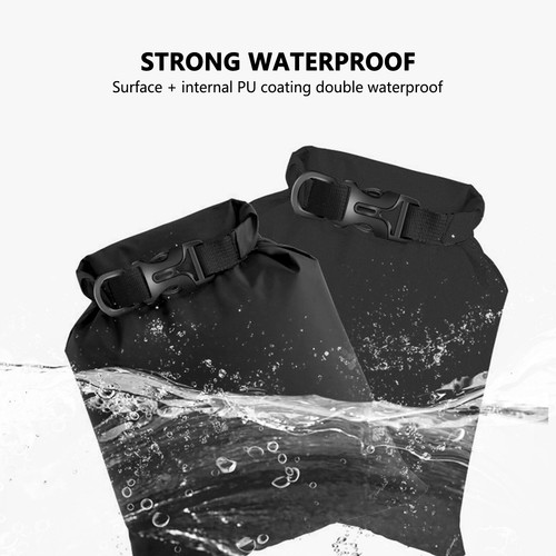 6St Packsack Drybag wasserdicht Outdoor Kompressionssack Rollbeutel wasserfest - Bild 12 von 17