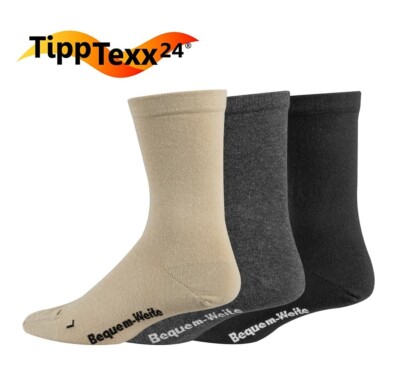 4-10 Paar EXTRA-BREITE Gesundheitssocken Antiloch-Garantie Wellness Socken