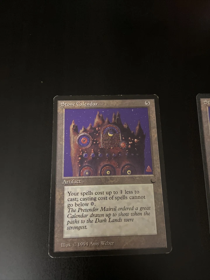 2 X Stone Calendar - (Light Play) The Dark - MTG - Image 2 of 4