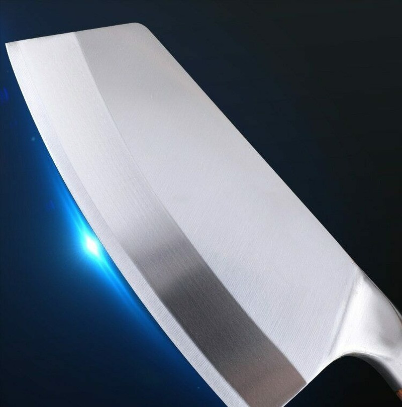 Kitchen Knife Stainless Steel Asian Chef Butcher Sharp Cleaver Chopping Meat US