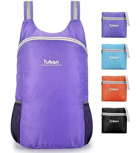 Ultraleichter Packbarer Wasserabweisender Rucksack für Reisen Camping Outdoor... - Bild 1 von 6