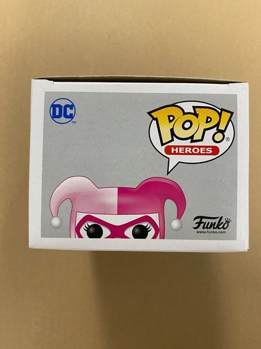 Funko Pop! Vinilo: DC Comics - Harley Quinn #352 - Base rosa para el cáncer de mama - Imagen 5 de 6