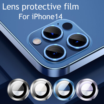 Für Iphone 14 Pro Max/Plus Metallring Gehärtetes Glas Kameraobjektivschutz  