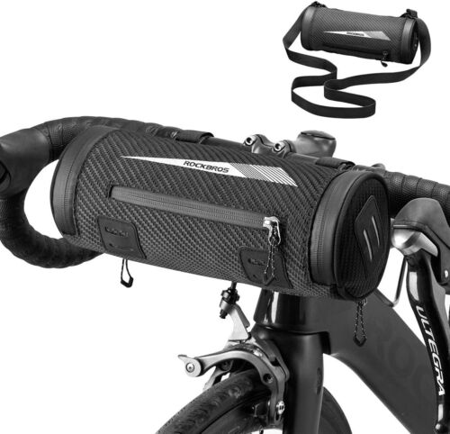 Borsa bicicletta Rockbros tasca manubrio borsa telaio borsa a tracolla per bici da corsa MTB  - Foto 1 di 8