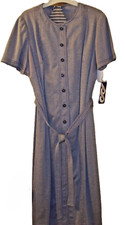 NEW WOMEN'S DRESS SIZE 18, SHORT SLEEVE CAREER OR SP OCC COLOR GRAY – N494