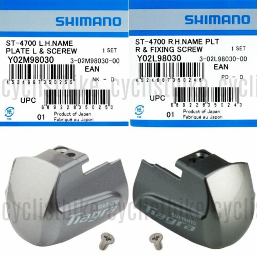 Shimano Tiagra ST-4700 Name Plate & Fixing Screws (Left/Right Hand