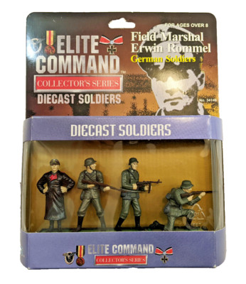 Elite Command Diecast Soldiers Field Marshal Erwin Rommel German Soldiers NIB