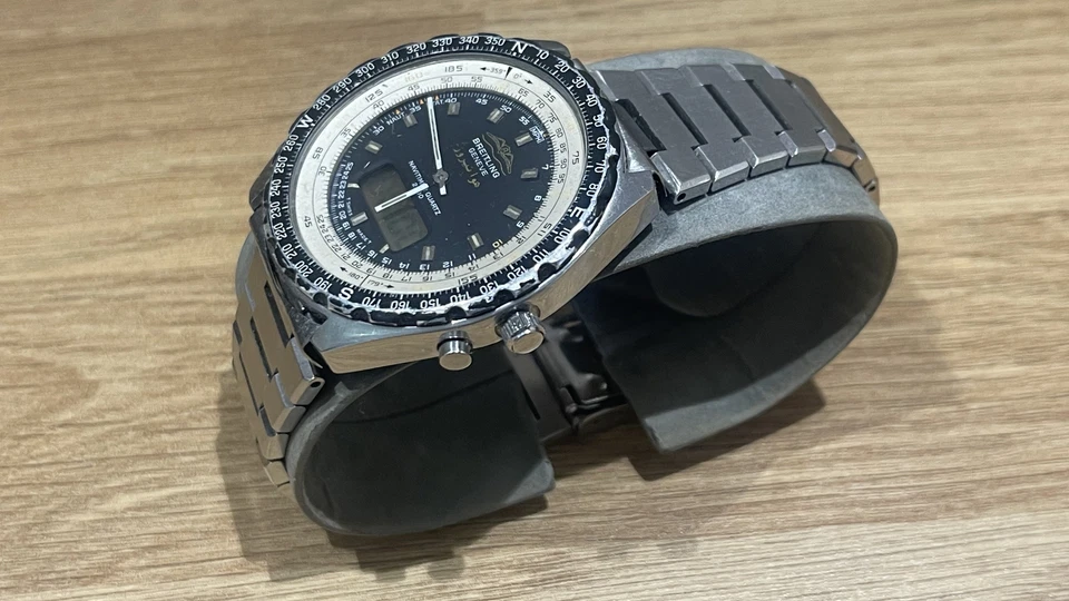 Ultra Raro Breitling 2300 | Esfera persa “هوانٌروز” | Juego militar Foto 4 de 4