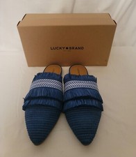 Lucky Brand Baoss Mule Blue Size 10 Worn Once in Original box