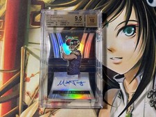 2017 PANINI  SELEC FOOTBALL.RC Mitchell Trubisky  AUTO REFRACTOR 19/25  BGS 9.5