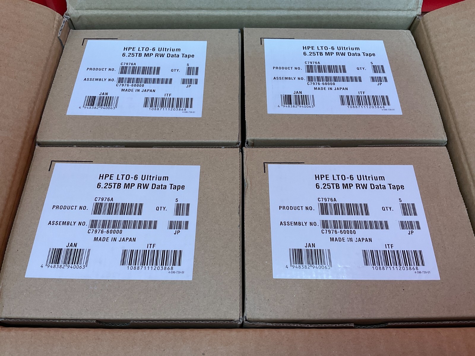 HP C7976AN LTO-6 Ultrium 2.5TB Data Cartridge for sale online | eBay