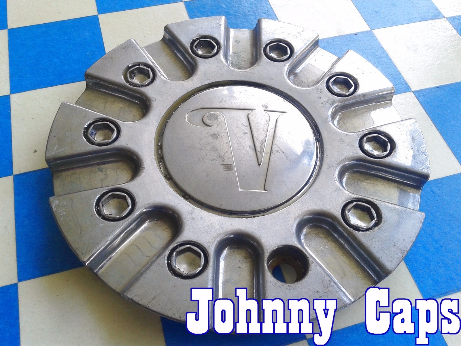 VELOCITY Wheels Chrome Center Caps CVW60002CAP Custom Wheel [60] USED Cap (1)