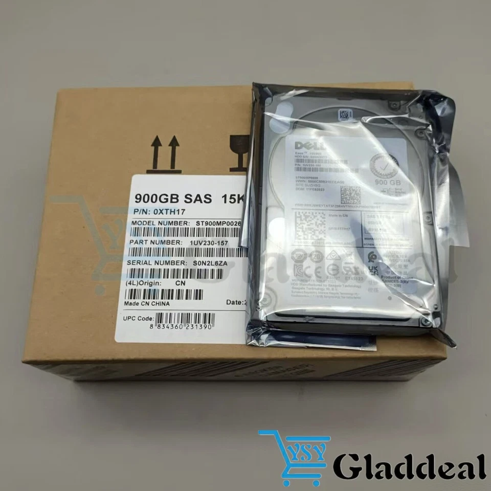 New Dell 900GB SAS 15k 2.5" 12G HDD XTH17 Seagate ST900MP0026 in 3.5” Caddy - Image 3 of 4