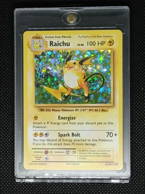 Raichu 36/108 XY Evolutions Holo Rare 2016 Pokemon Card | eBay