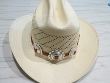 Sterling Silver 3 Conchos with 4 Piece Buckle Set 27 1/4"