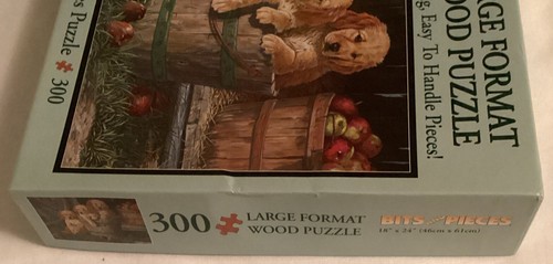 Bits & Pieces PUPPIES’ BUCKET SEAT 300 Pc Jigsaw Puzzle T. Doughty 18" x 24" * - Picture 8 of 16