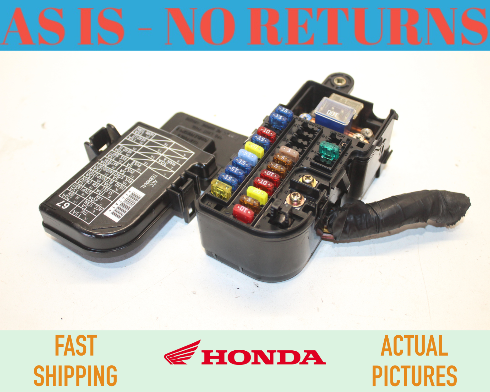 2001-2005 Honda GL1800 OEM Fuse Relay Box