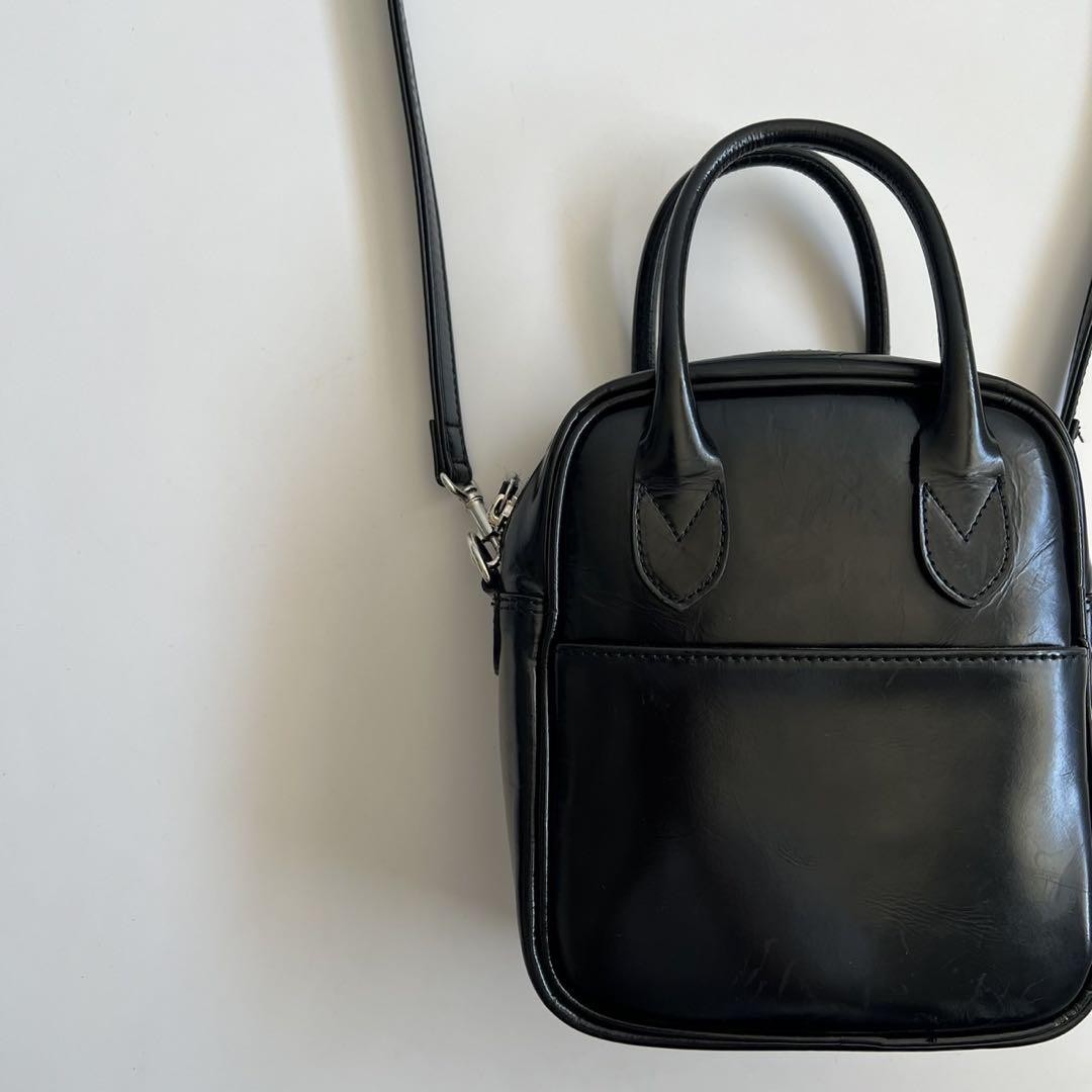 COMME des GARCONS Aoyama 2Way Shoulder Bag Leather Cube