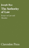 Raz | Authority Of Law C | Buch | Englisch (1979) | Academic | Ean 9780198253457