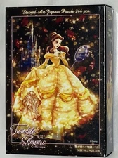 Tenyo Jigsaw Puzzle Disney Belle Beauty Beast Stained Glass 266 pc Complete Used