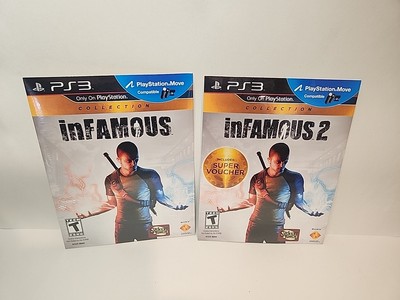 inFamous Bundle Collection 1 & 2 PS3 (Sony PlayStation 3) Infamous Infamous 2