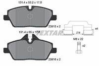 Textar Bremsbelagsatz, Scheibenbremse 2391503 FüR BMW Mini