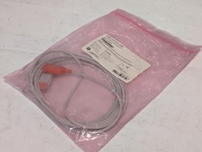 GE 2017003-001 Multi-Link ECG Cable, 5-Lead AHA, 3.6m (12 ft) as shown