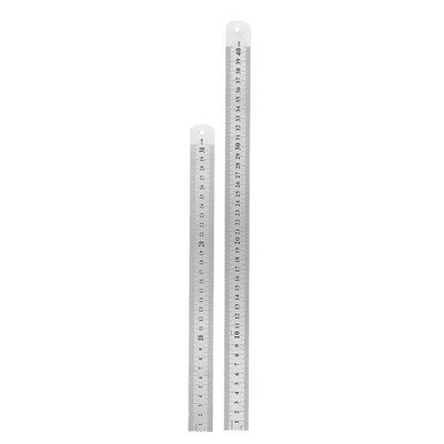 Lightweight Stainless Steel Measuring Ruler Dual Side Ruler for Professional Use