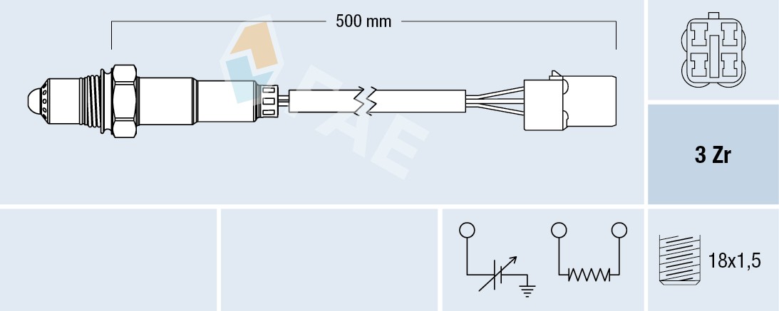 Fits FAE 77479 LAMBDA SENSOR   ⭐UK Stock⭐