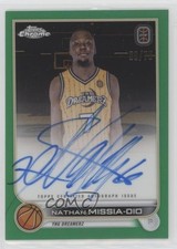 2022 Chrome OTE Overtime Elite Green Refractor /75 Nathan Missia-Dio Auto 1pe9