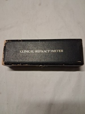 Schuco Clinical Refractometer No. 76282, See Photos, old case