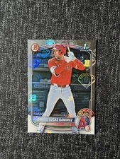 2025 Bowman #BP-135 LUCAS RAMIREZ 1ST Bowman Retro Logo Foil